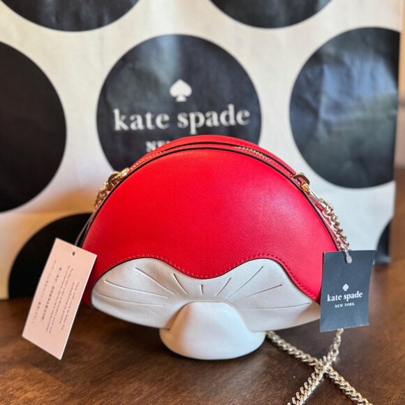 Kate Spade Take a Hike 3D Mushroom Crossbody Purse Chip N Dale - Limited Edition - Picture 2 of 8